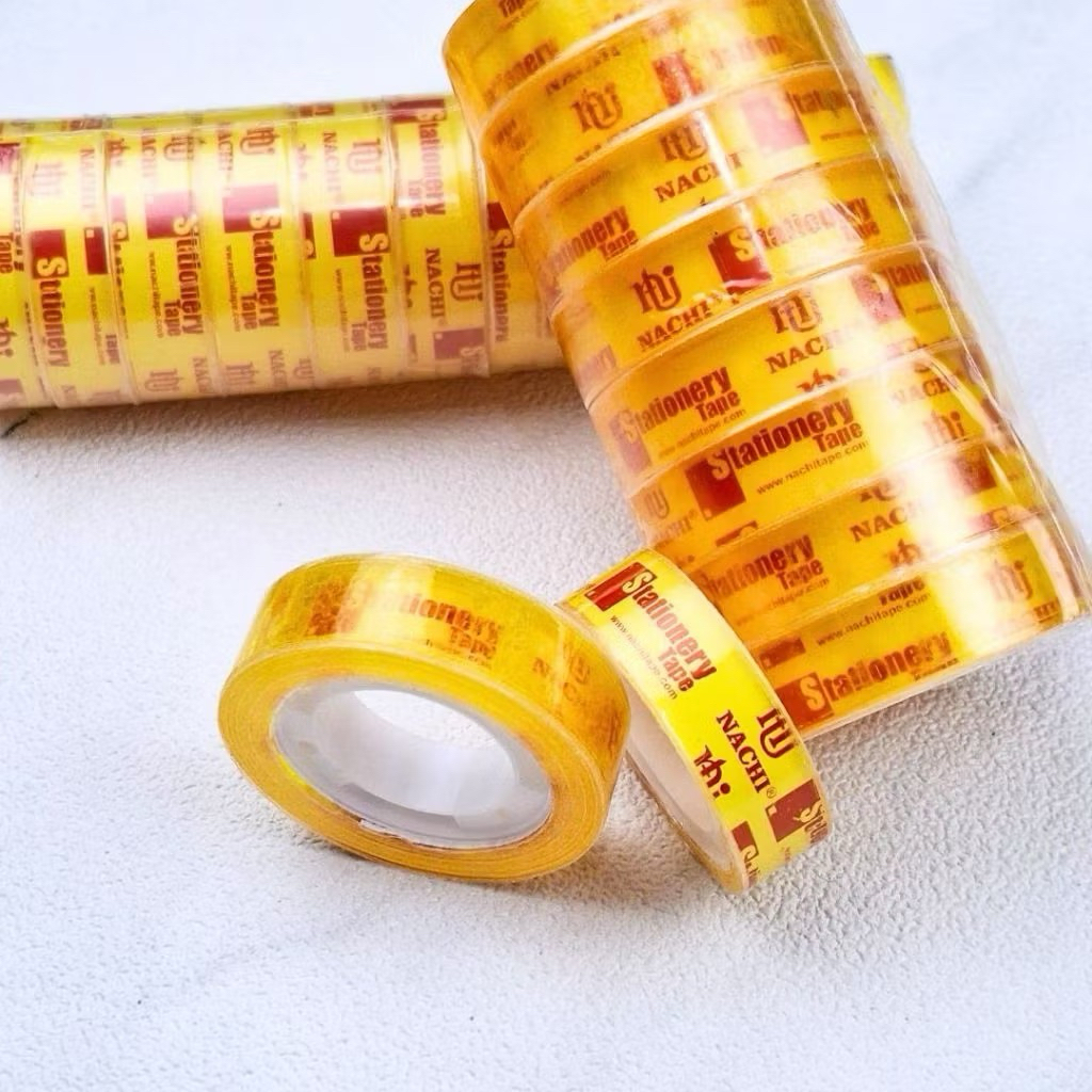 

Isolasi Selotip Transparant Bening Kecil Nachi 1/2 x 10 Yard / 1/2 x 25 Yard - Cellotape Nachi Kecil