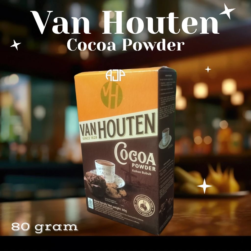 

Van Houten Cocoa Powder / Cokelat Bubuk 80 gr