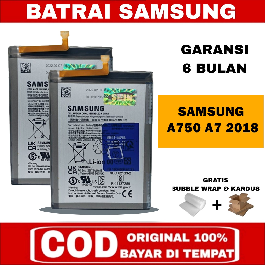 BATRAY BATRAI BATERAI BATRE SAMSUNG A750 A7 2018 ORIGINAL