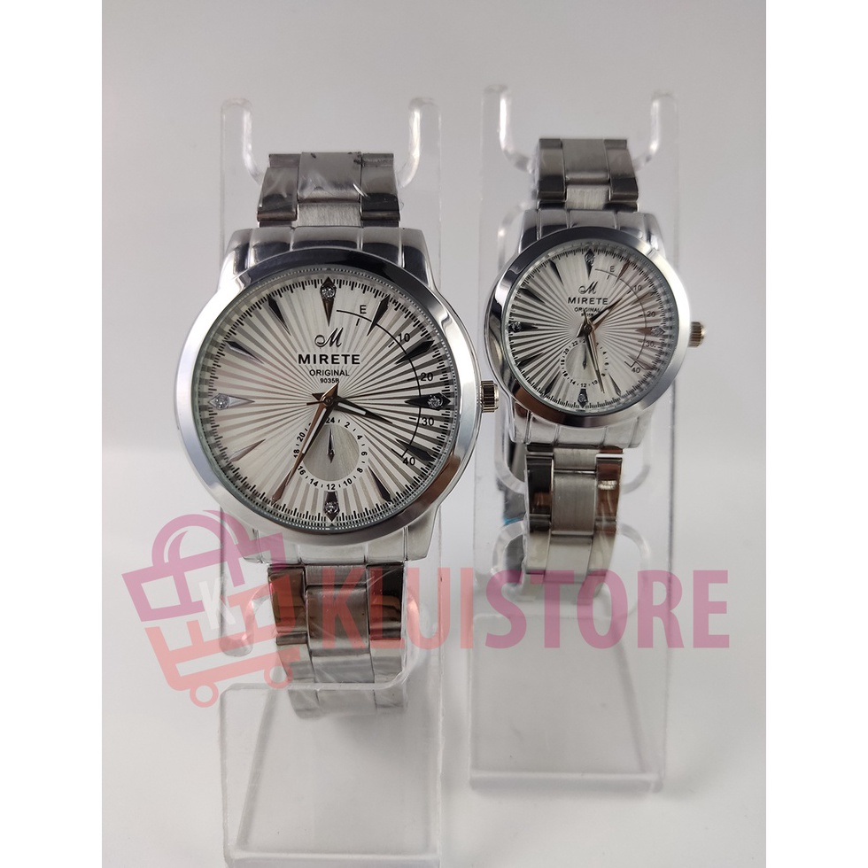 KODE V54V JAM TANGAN MIRETE RANTAI COUPLE  MIRETE 1 ORIGINAL  MIRETE 911