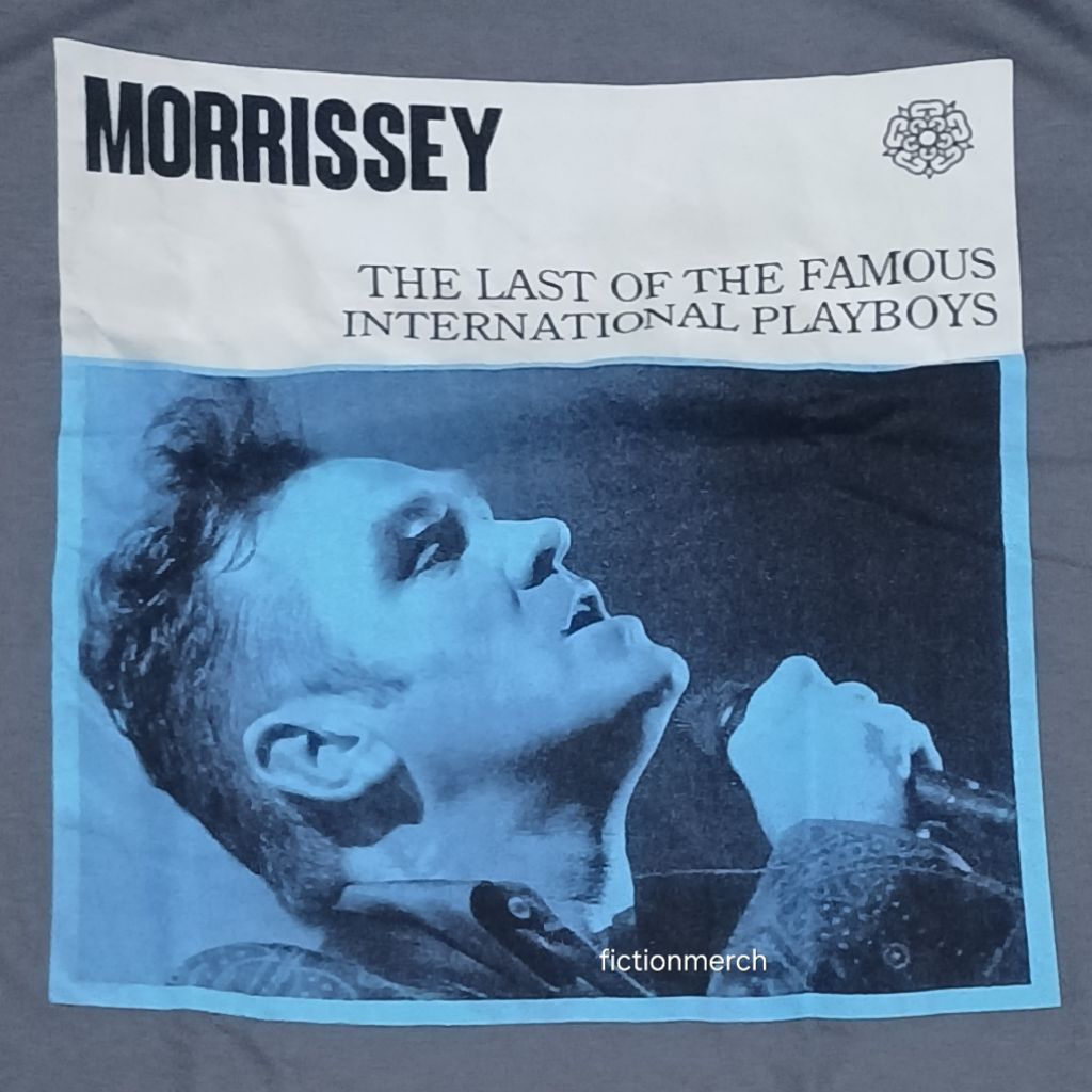 Kaos Musik MORRISSEY import original Size LARGE - international Playboys