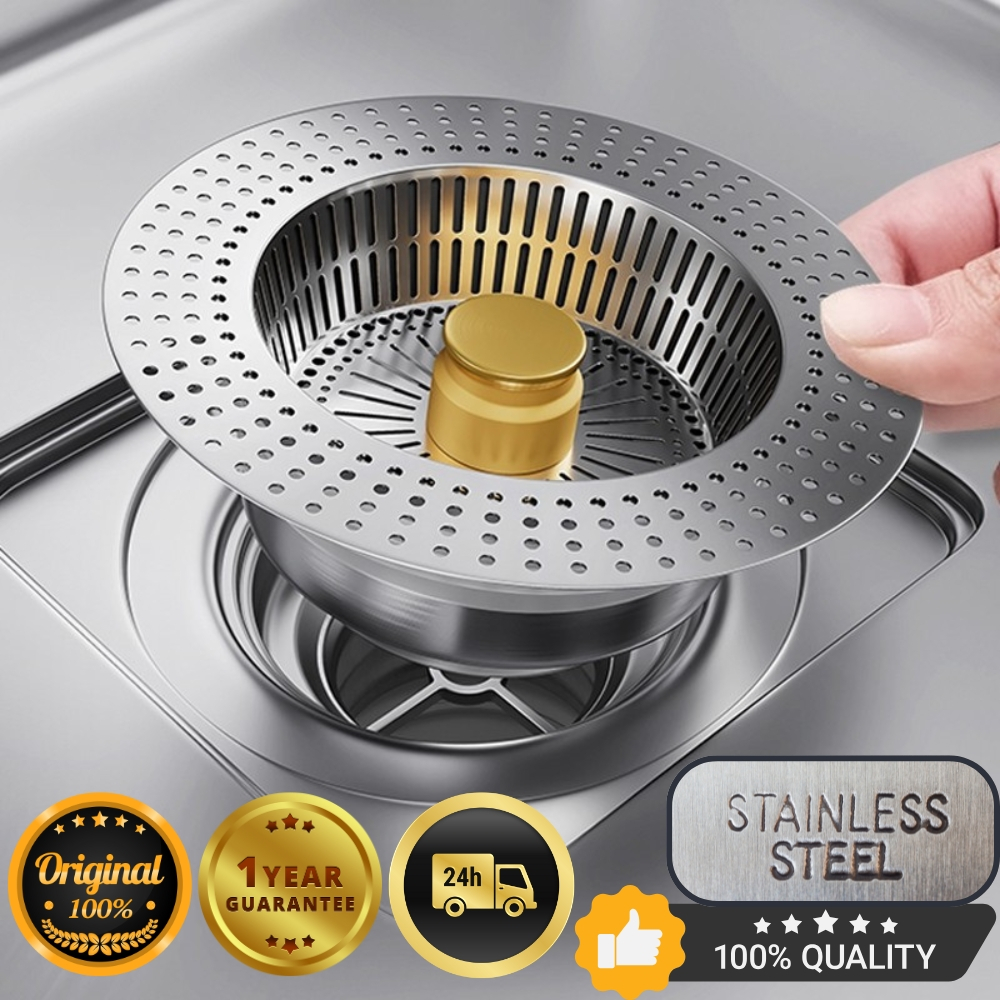 Saringan Wastafel Bahan/Stainless Steel 304 /Kepala Wastaf…