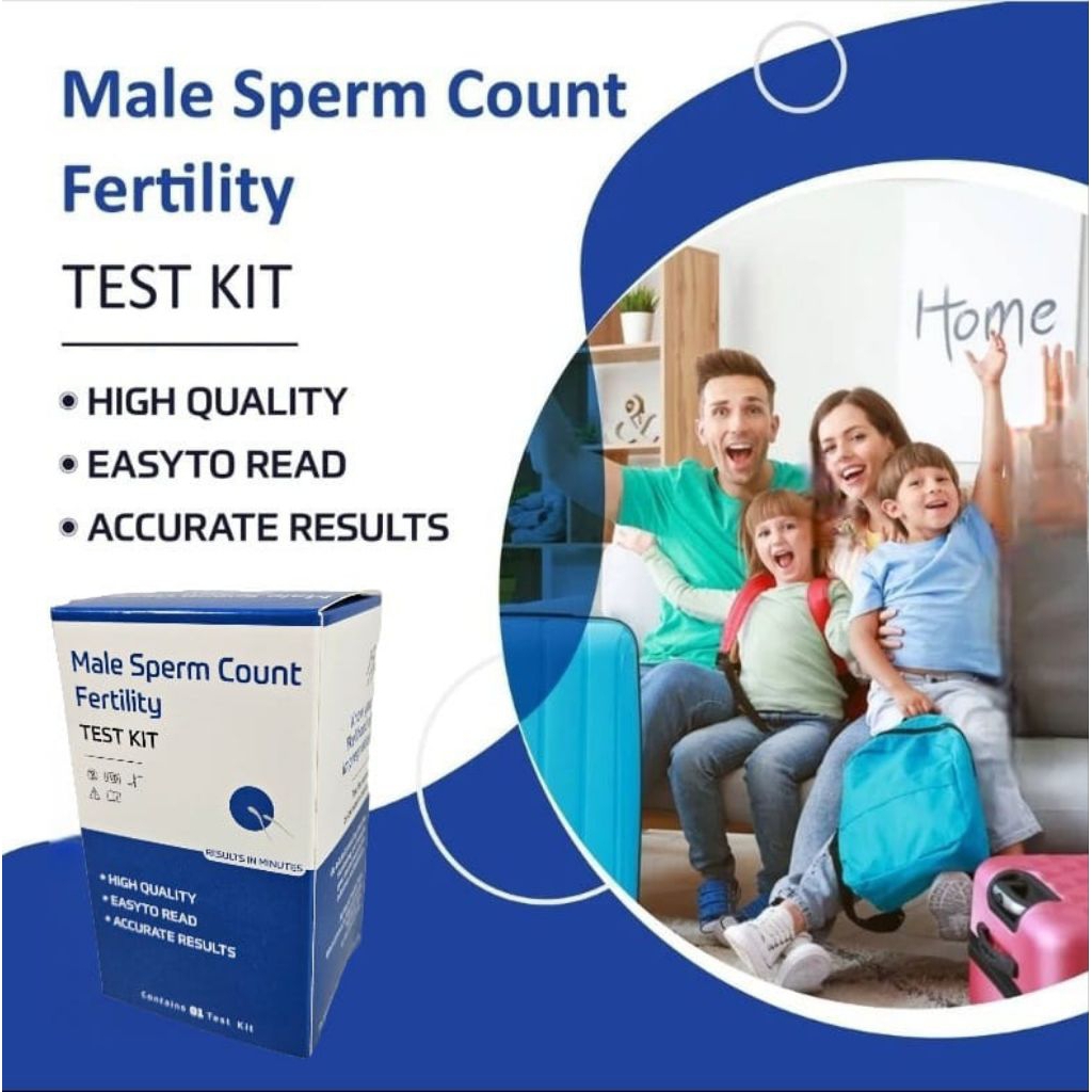 Alat Tes Kesuburan Pria Sperm Count Male Fertility Test Kit - MAN61 - White