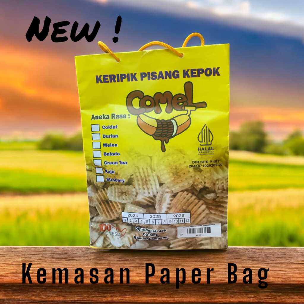 

Keripik Pisang Kepok Topping Tabur