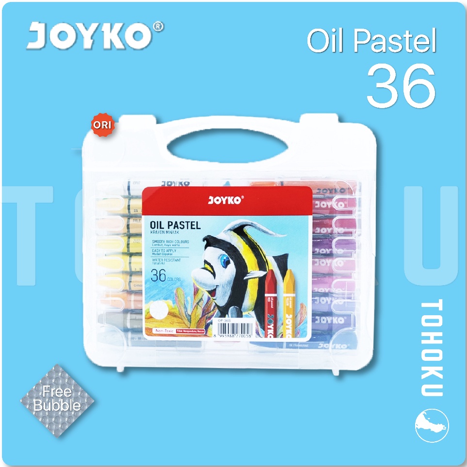 

Crayon Joyko Oil Pastel 36 Warna Non Toxic OP36S