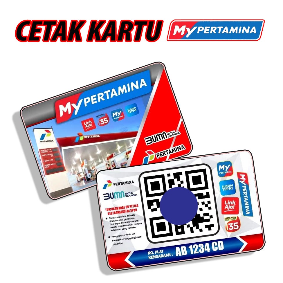 

Cetak Kartu My Pertamina ( Bisa Custom Foto Dll )