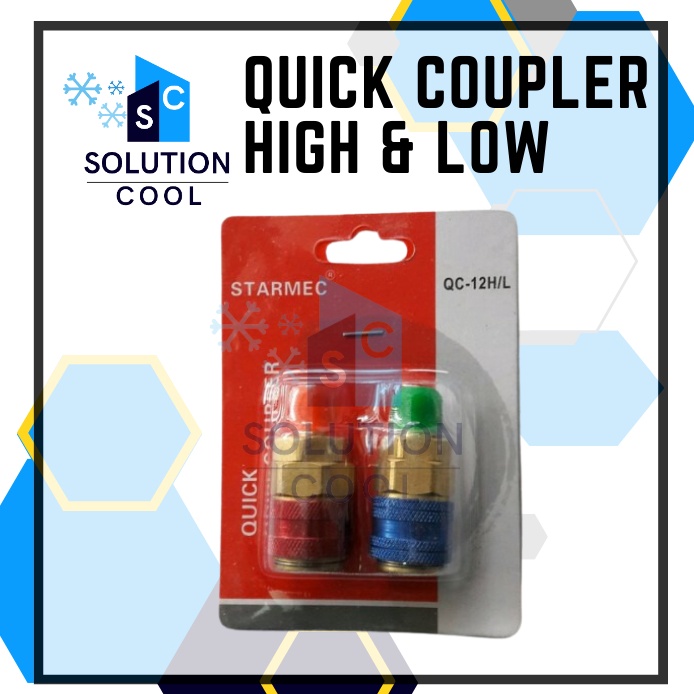 Quick Coupler AC Mobil Adapter Nepel pengisian Ac Mobil