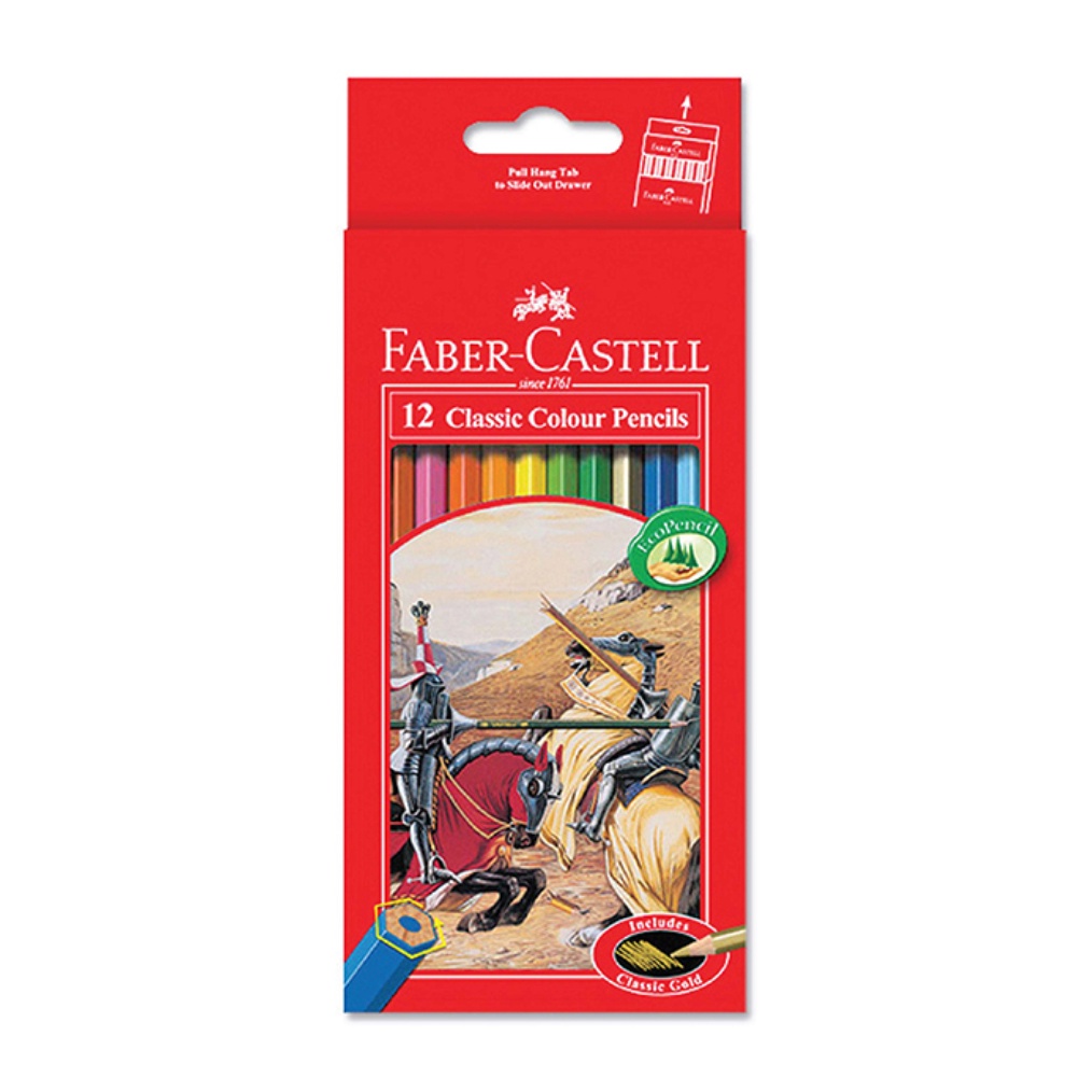 

KODE J83A Pensil Warna Faber Castell 12 Classic Colour Pencils 115852