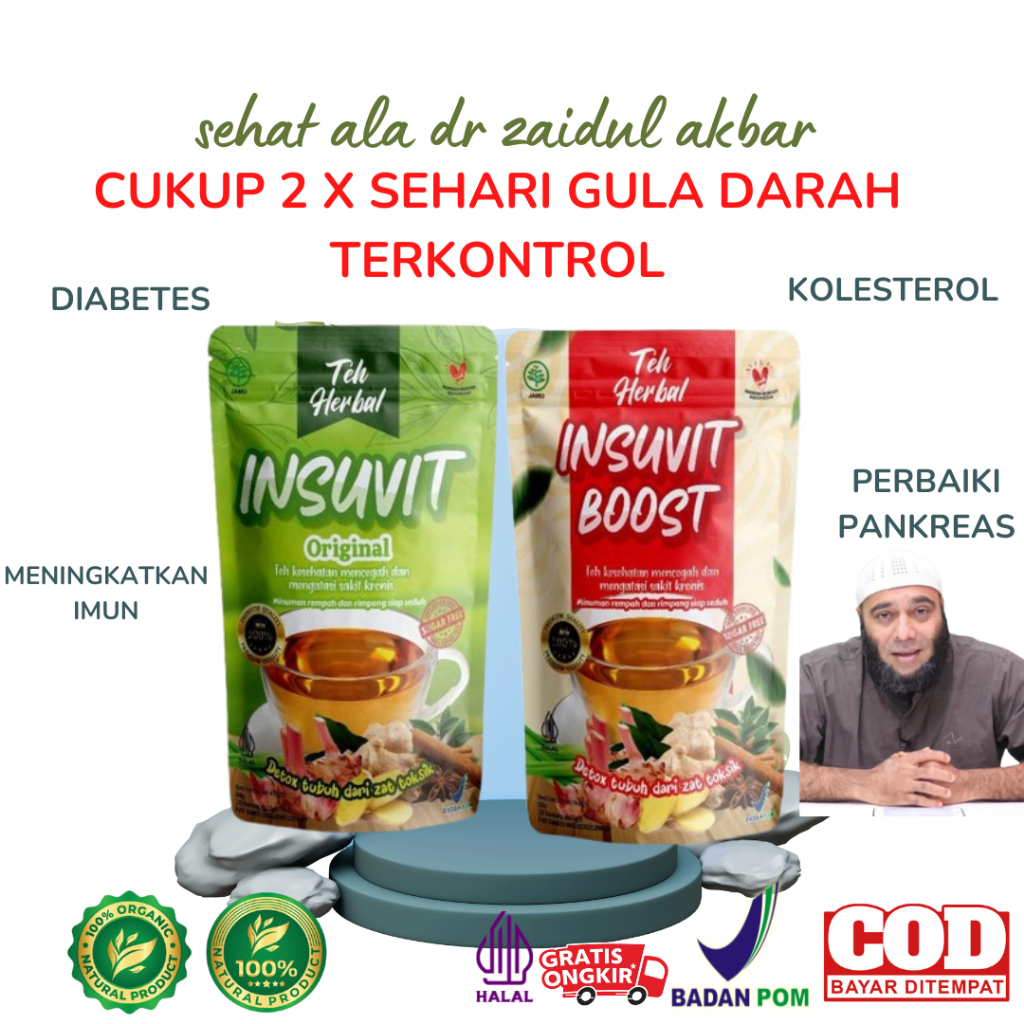 

TEH INSUVIT herbal alami mengatasi gulas darah tinggi dan diabetes