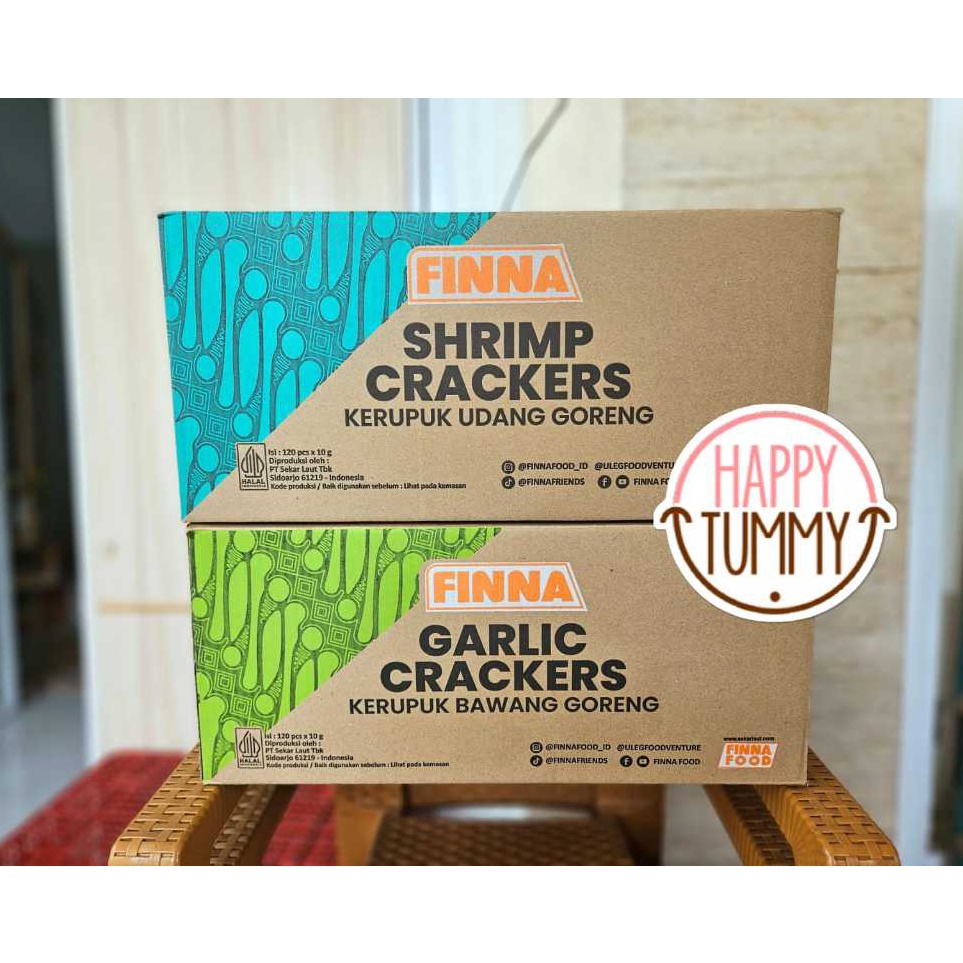 

Terbaru Kerupuk finna 1dus CARGO order lebih dari 2dus grosir 12pcs