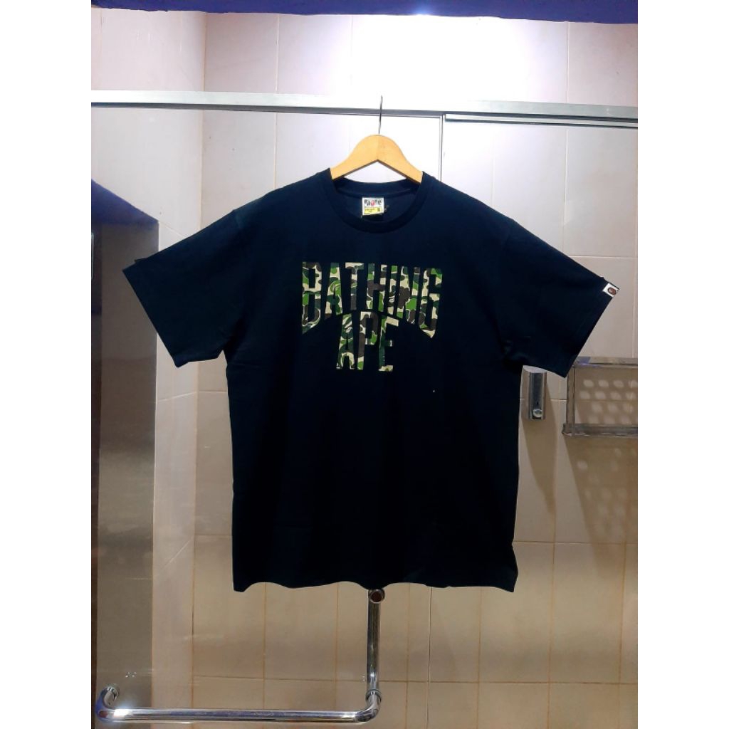 BAPE/BATHING APE Kaos T-shirt New Edition Black 100% Original