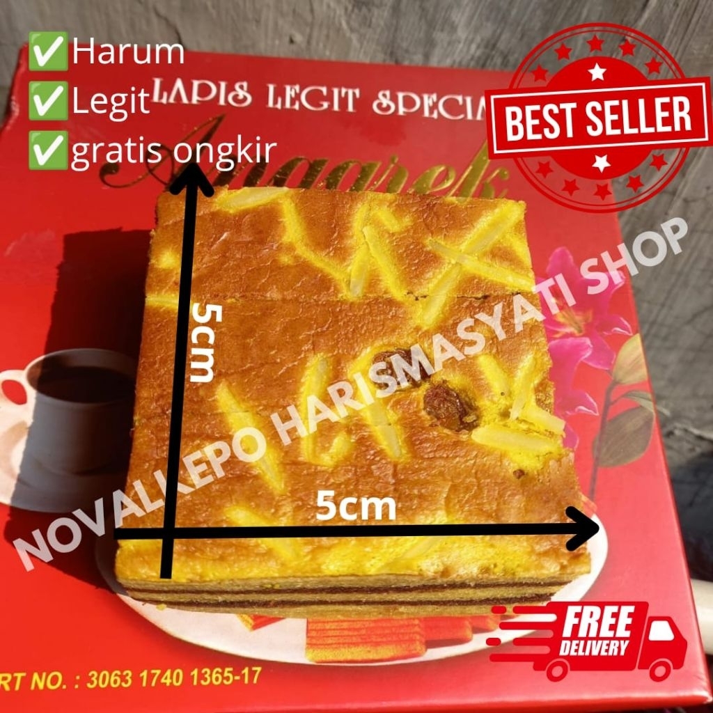

[COD]Lapis legit spesial legend ANGGREK PALMERAH / super enak legit basah lembut / di jamin ketanggihan