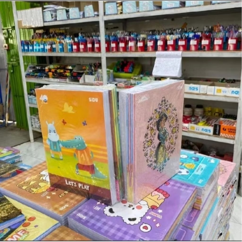 

Buku Tulis Merk Sidu Ukuran 38 dan 58 Isi 10 pack