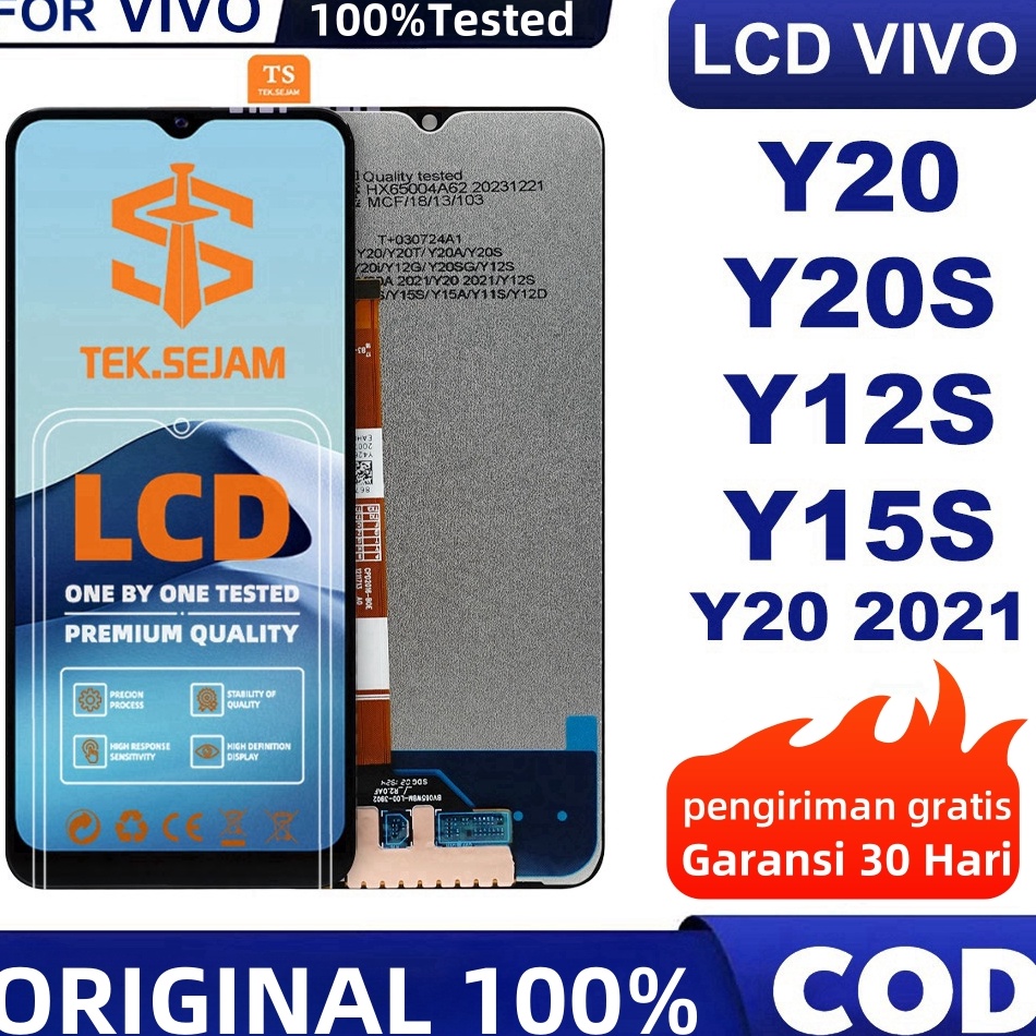 KODE X83C LCD VIVO Y2 V227Y12S V226Y15SY2SY2SGY12AY1Y2i Fullset Original 1 New Layar Touchscreen