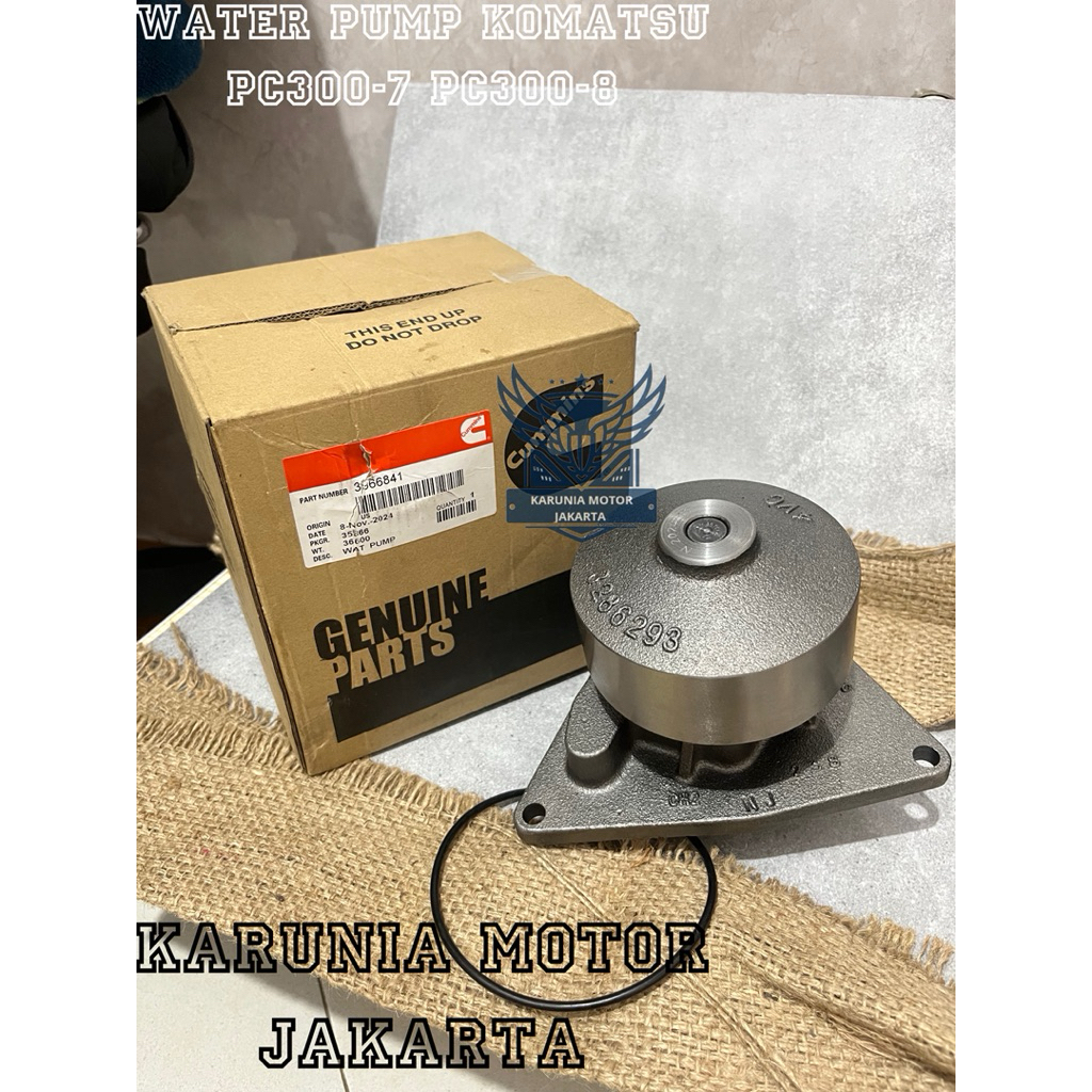 WATERPUMP WATER PUMP KOMATSU PC300-7 PC300-8 CUMMINS PC 300 7 PC 300 8 ORIGINAL