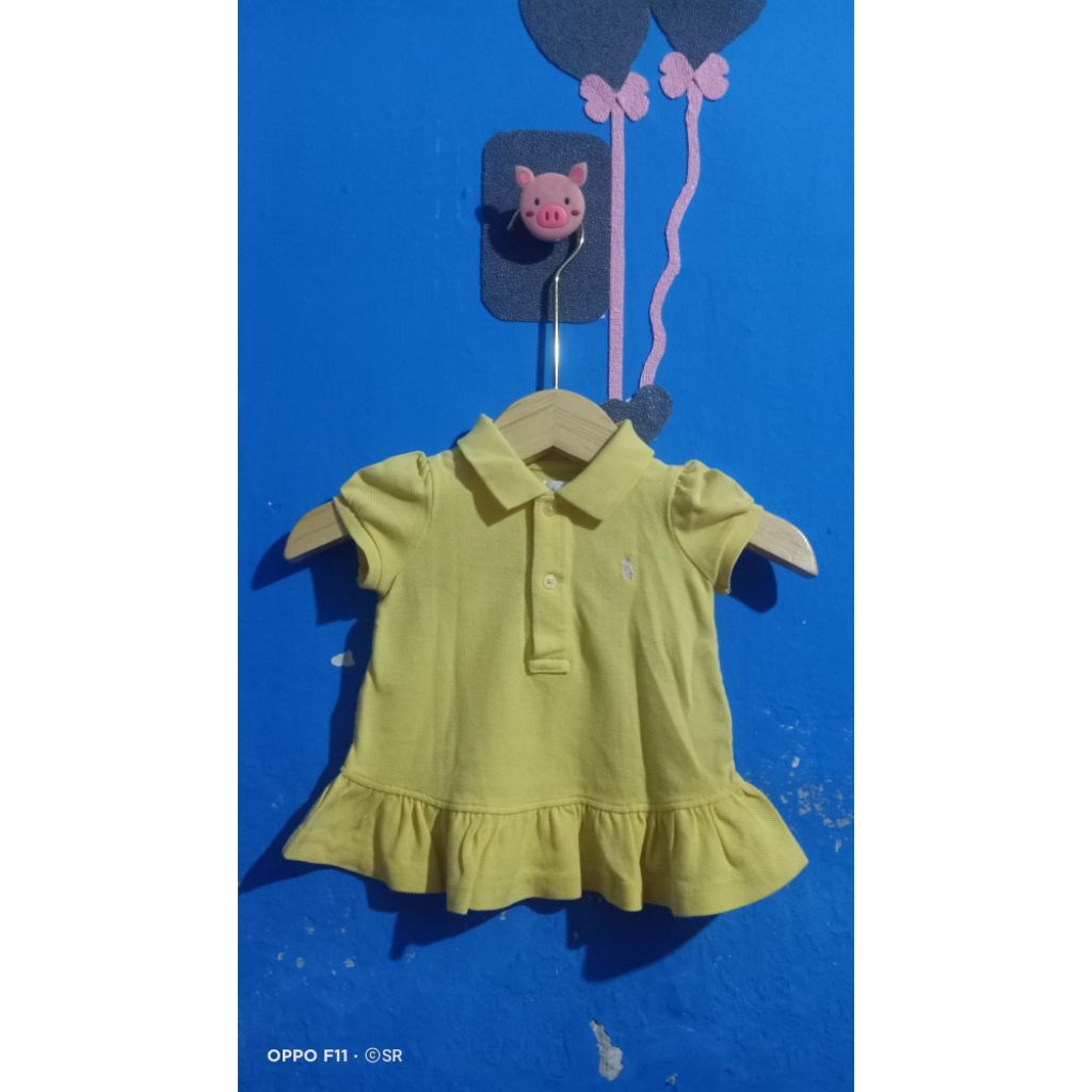 preloved dress Ralph Lauren baby 0-3m