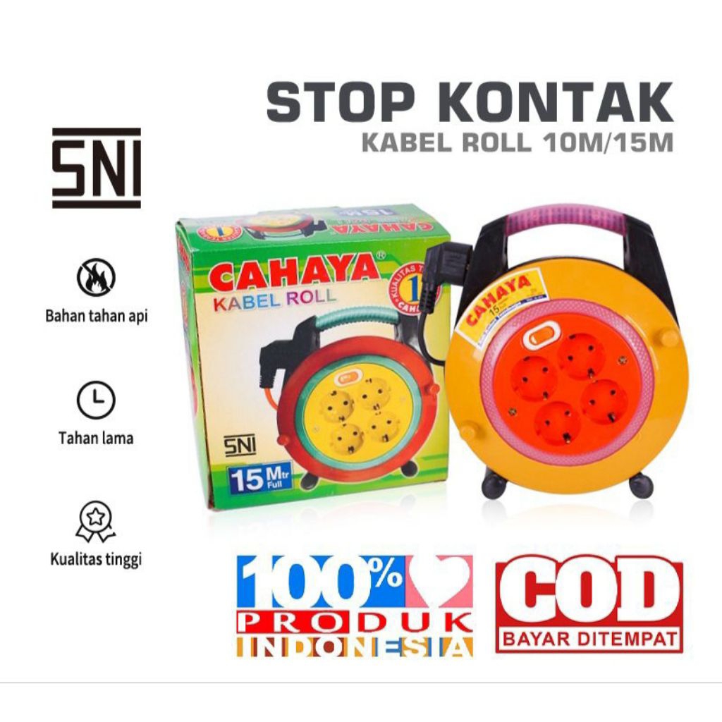 ROLLAN KABEL CAHAYA 10MTER