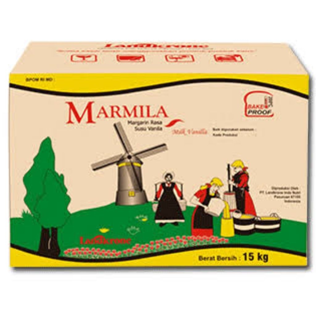 

Marmila Margarine Rasa Susu Vanila - 15 Kg