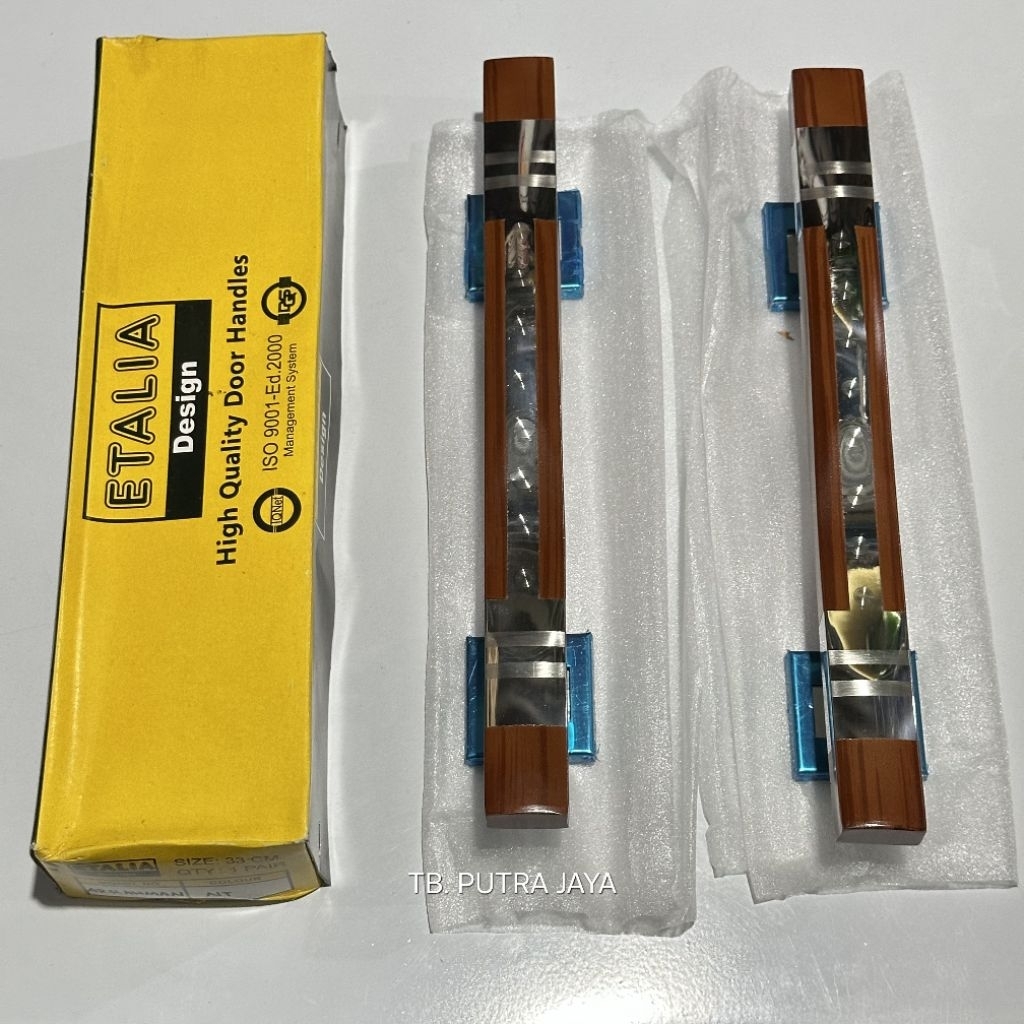 Handle Pintu / Tarikan Pintu / Pegangan Pintu Kayu Coklat Gagang Pintu Minimalis ETALIA 33CM Origina