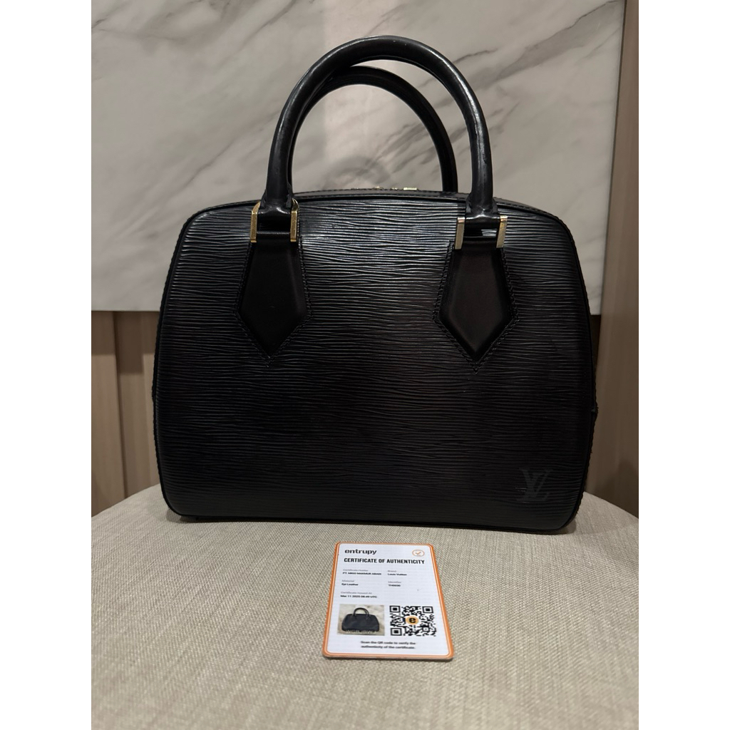Handbag LV Epi Leather Sablon asli ori authen preloved pribadi