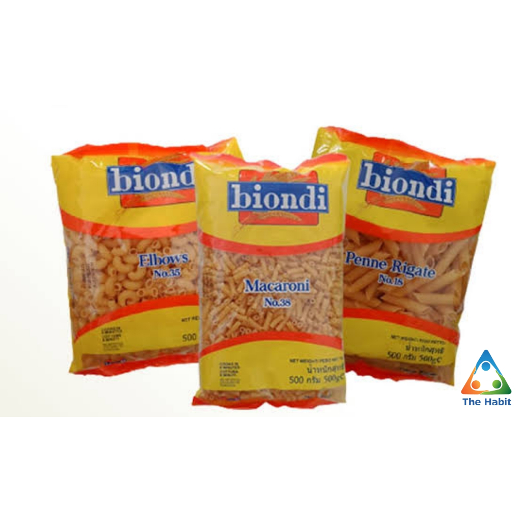 

(The Habit) Biondi Pasta All Varian elbows / macaroni / spiral 500gr