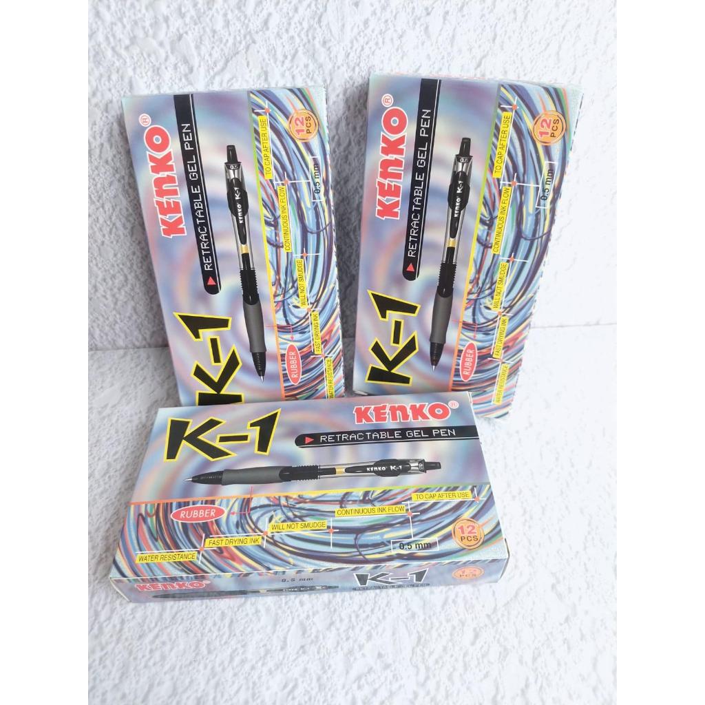 

Pulpen / Gel Pen KENKO K-1 Pulpen Cetekan 0.5mm Hitam