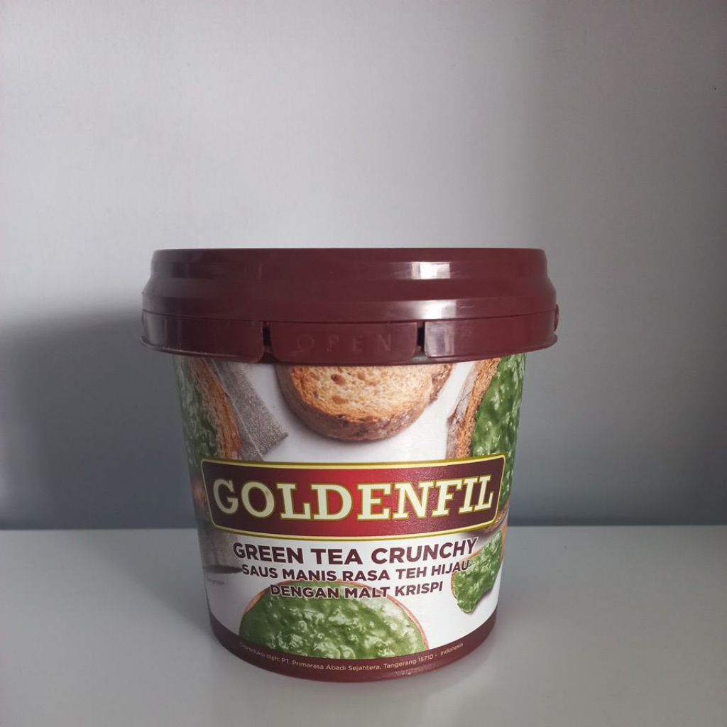 

Selai & Olesan GoldEnfil Green Tea Crunchy 1kg matahari teh hijau dengan malt