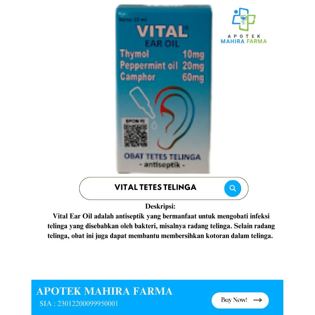 Vital Tetes Telinga
