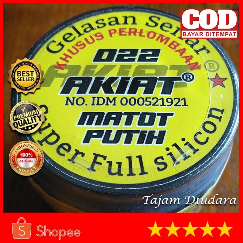 GELASAN SUPER MATOT PUTIH AKIAT BANDUNG / SPECIAL QUALITY NO 1 / SIZE 0.22 / PANJANG 2000 YARD