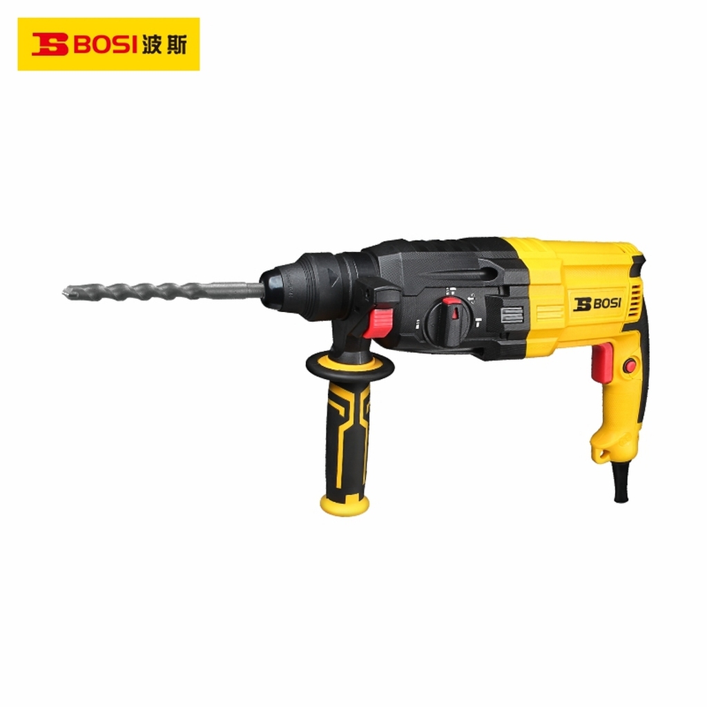 BOSI Mesin Bor Bobok Tembok Beton/ Z1C-BS09-26 900W Drill Rotary Hammer Bisa 3 Fungsi  diameter 26mm