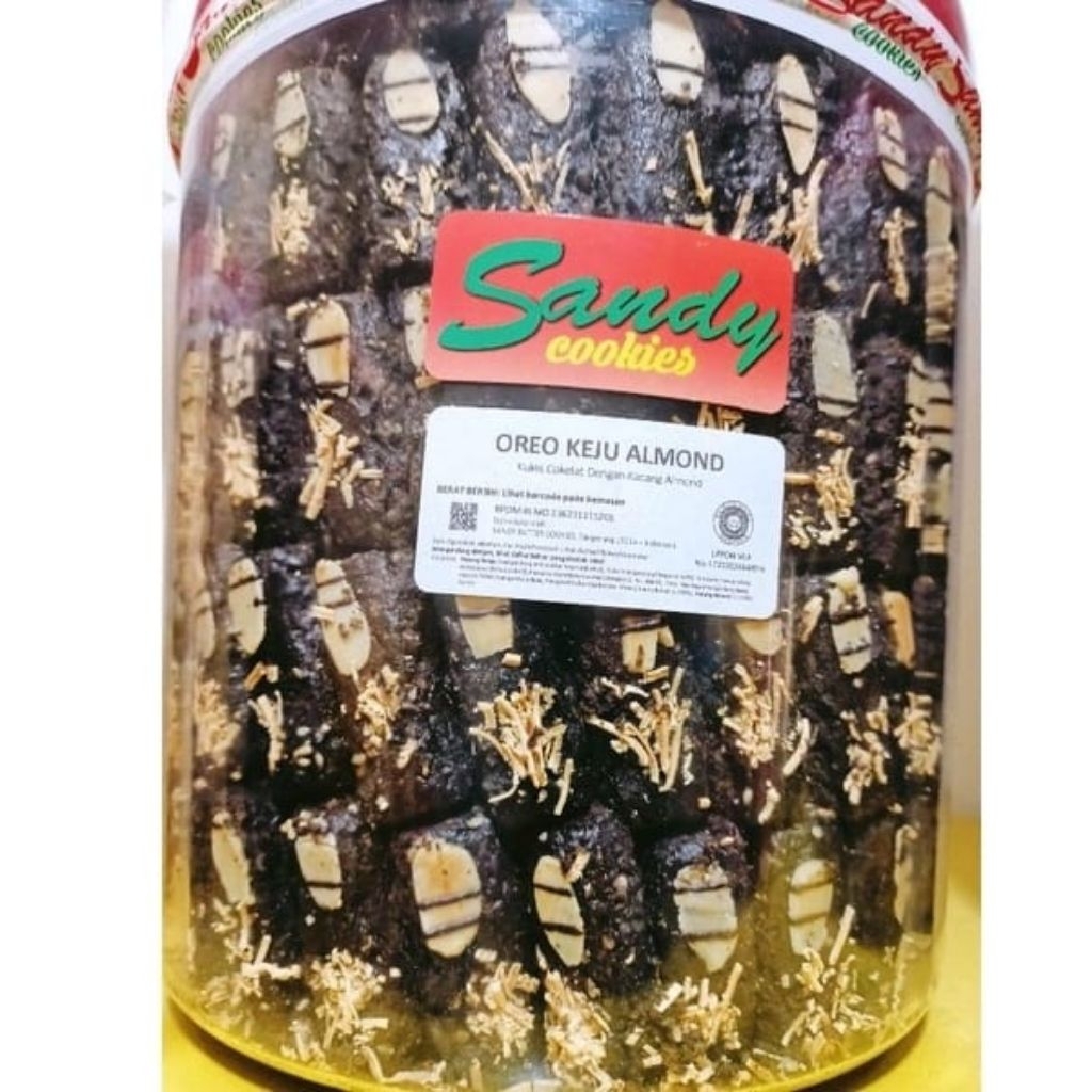 

SANDY COOKIES OREO KEJU ALMOND 500GRAM