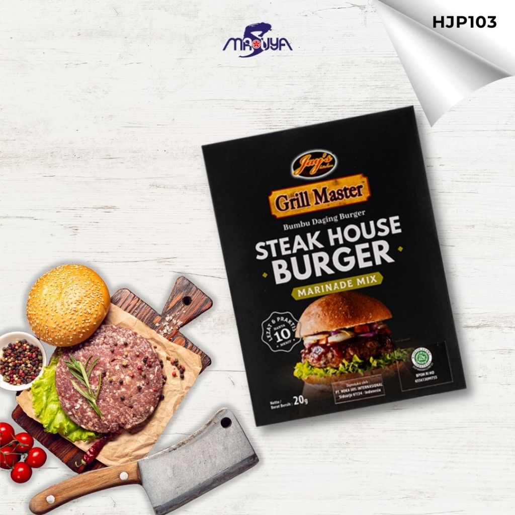 

Jay's Grill Master Steak House Burger Seasoning Mix 30g