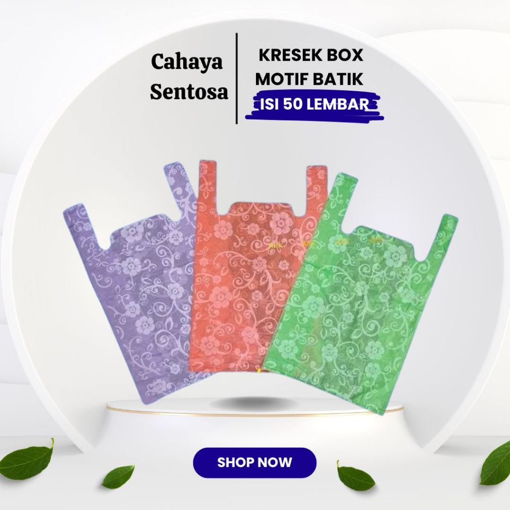 Kantong Kresek Dus Nasi Ukuran 28 x 48 Motif Batik  - 3 Jaya