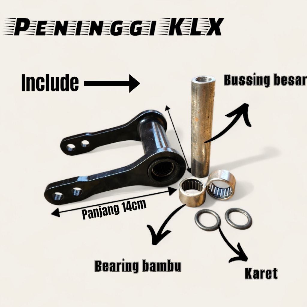 Peninggi Sok Cbr,Peninggi Sok Klx,Peninggi Sok Gsx,Peninggi Sok Belakang Klx Cbr Gsx