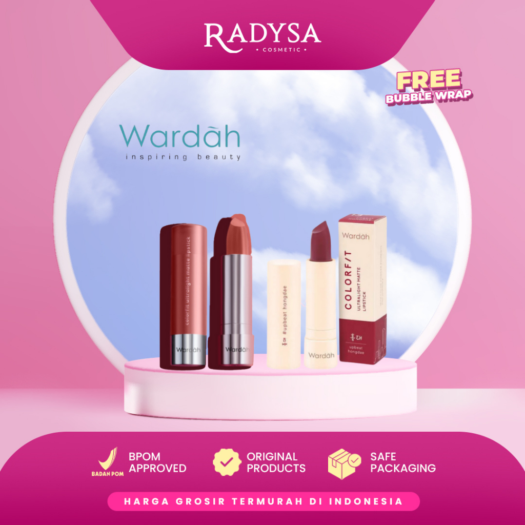 𝐑𝐀𝐃𝐘𝐒𝐀 - Wardah Colorfit Ultra Light Matte Lipstik