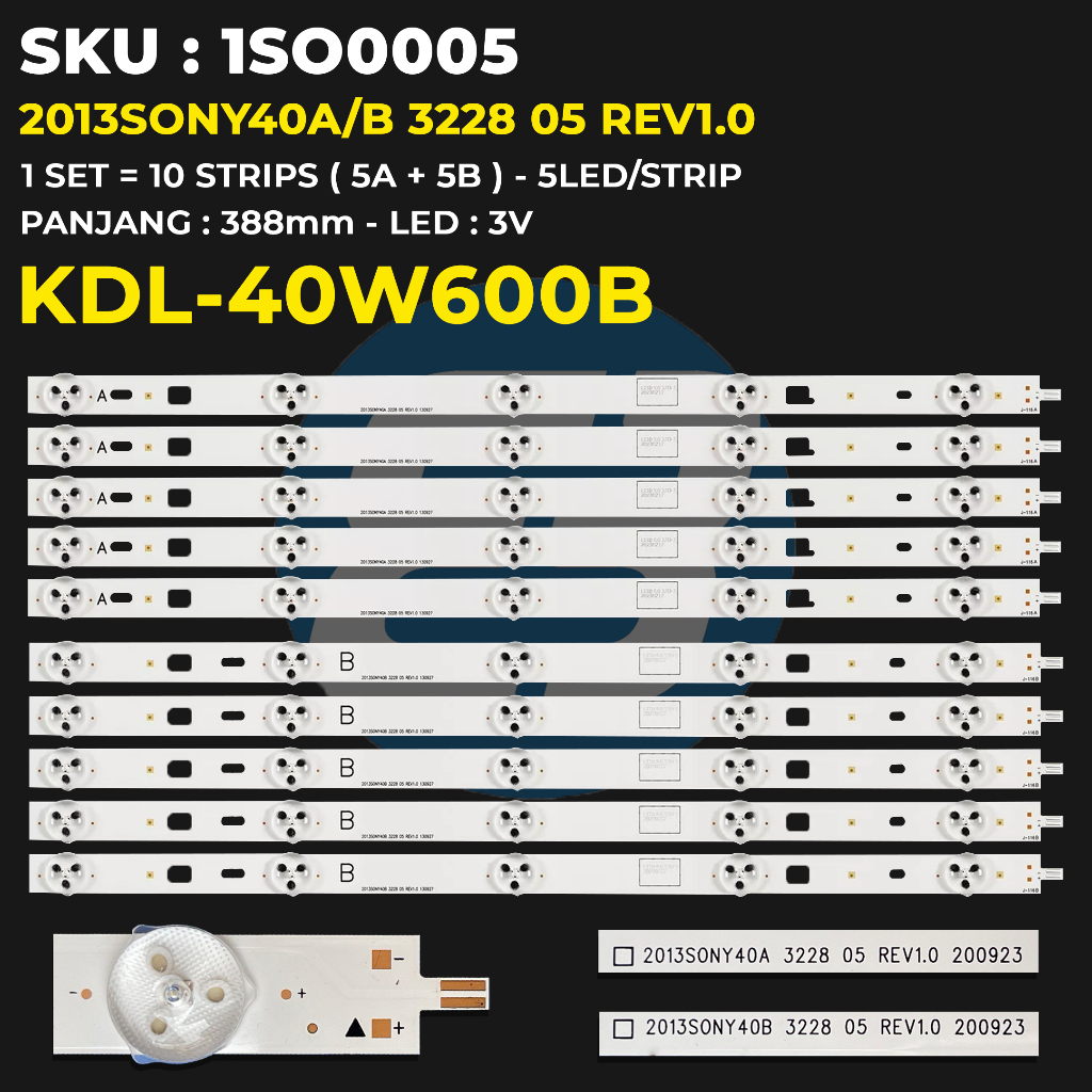 Backlight TV SONY 40 Inch KDL-40W600B