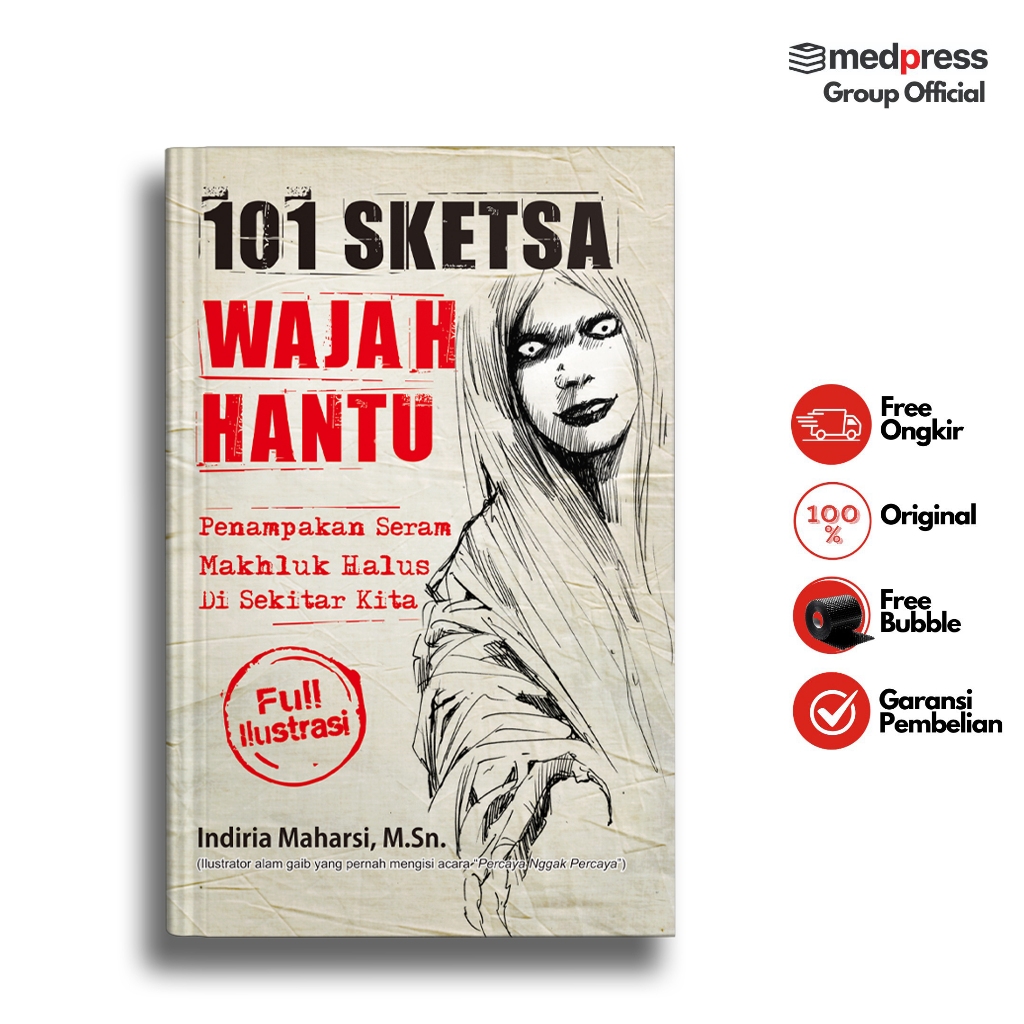 Buku 101 SKETSA WAJAH HANTU