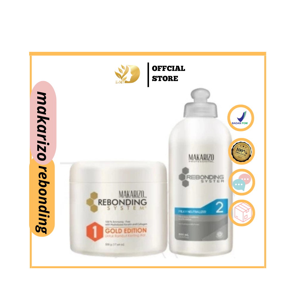 MAKARIZO Rebonding System Step1 500ml / Smoothing Pelurus Rambut