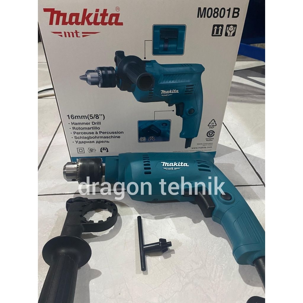 Bor tangan listrik Makita M0801B 13mm