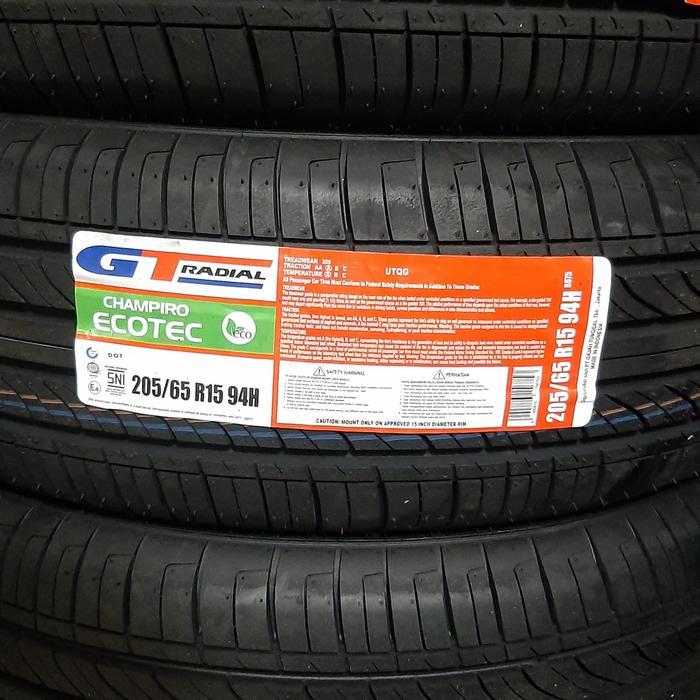 PAKET Inova Ban Mobil GT Radial CHAMPIRO ECOTEC 205/65 R15, 205/65R16, 215/60R17 Innova Luxio