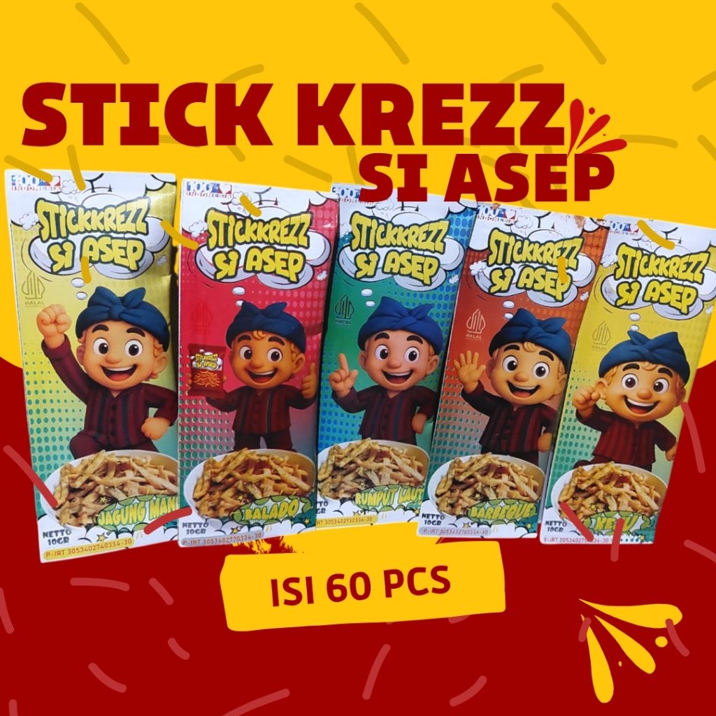 

Stick KrezZ Si Asep 60 Pcs