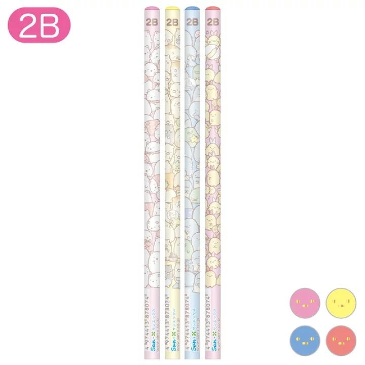 

Wooden Pencil 2B 4B 6B San-X Sumikko Gurashi Characters Characters Pensil Kayu Anak Limited Edition