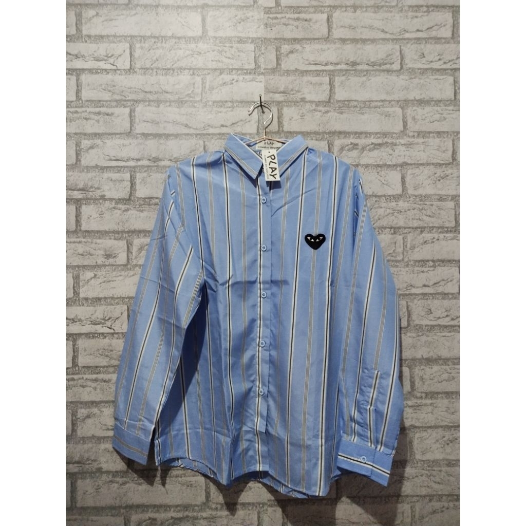 Kemeja Wanita COMME des GARCONS PLAY size XL