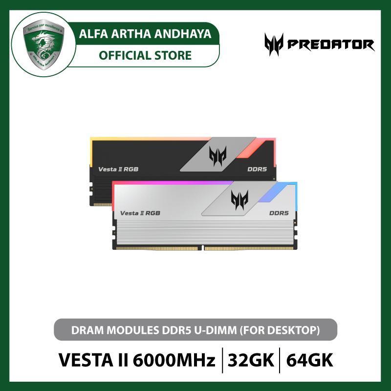 PREDATOR VESTA II DDR5 6000 MHz RGB U-DIMM [Desktop RAM] / RAM Desktop PC 6000MHz