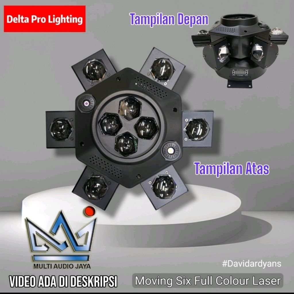 Lampu Disco Moving Laser Delta