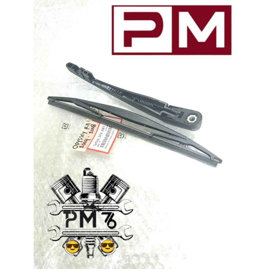 76740-SFE WIPER BELAKANG PEMBERSIH KACA ODYSSEY RB1 TAHUN 2004 2005 2006 2007 2008
