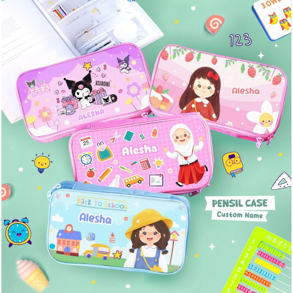 

PENSIL CASE CUSTOM NAMA | TEMPAT PENSIL KARAKTER CUSTOM NAMA