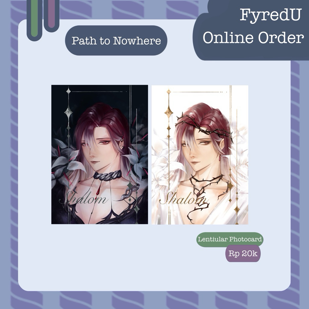 Photocard Lenticular Photocard Shalom, Path to Nowhere -Fyredu-