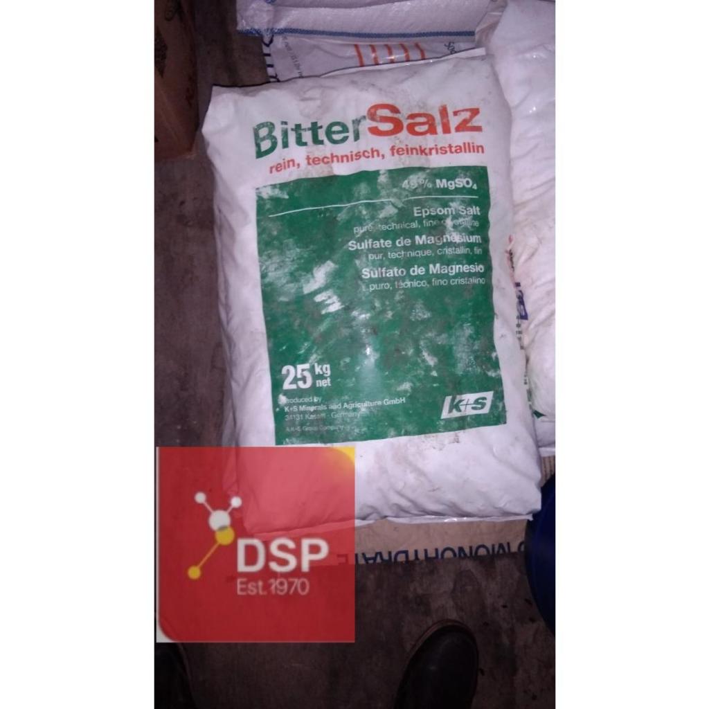 

Epsom Salt Garam Inggris Jerman Magnesium Sulfate BitterSalz 25 Kg