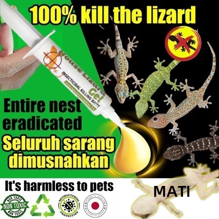 Racun cicak paling ampuh gel 30g obat cicak anti lizard pengusir cicak ampuh 100% pembasmi cicak